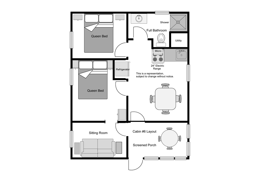 Bear Lodge floor plan